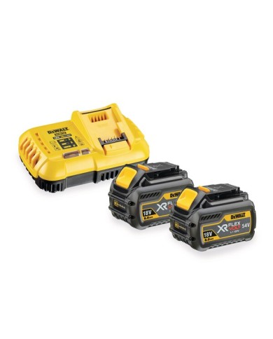 DeWALT DCB118T2-QW STARTER 54V FlexVolt, 2 Batterie 6.0AH, Caricabatterie DeWALT DCB118T2-QW STARTER 54V FlexVolt, 2 Batterie 6.0AH, Caricabatterie