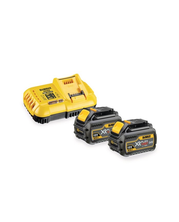 DeWALT DCB118T2-QW STARTER 54V FlexVolt, 2 Batterie 6.0AH, Caricabatterie DeWALT DCB118T2-QW STARTER 54V FlexVolt, 2 Batterie 6.0AH, Caricabatterie