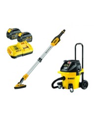DeWALT LEVCARTF-IT Levigatrice per Muri Batteria, + Aspiratore a cavo, 2 Batterie 54V 6Ah FlexVolt DeWALT LEVCARTF-IT Levigatrice per Muri Batteria, + Aspiratore a cavo, 2 Batterie 54V 6Ah FlexVolt