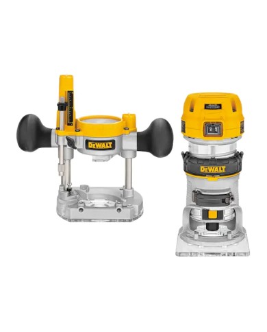 DeWALT D26240K-QS | Elettrofresatrice con affondamento e base fissa 900W 8mm DeWALT D26240K-QS | Elettrofresatrice con affondamento e base fissa 900W 8mm