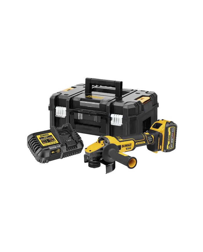 DeWALT DCG409T1 | Smerigliatrice a batteria Ø 125 Flex ADVANCE, 1X 6AH FLEXVOLT DeWALT DCG409T1 | Smerigliatrice a batteria Ø 125 Flex ADVANCE, 1X 6AH FLEXVOLT