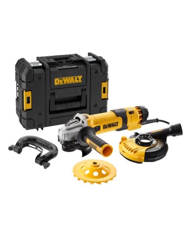 DeWALT DWE4257KT-QS | Smerigliatrice Angolare Ø 125mm 1500W con Tazza Diamantata e Cuffia di Aspirazione DeWALT DWE4257KT-QS | Smerigliatrice Angolare Ø 125mm 1500W con Tazza Diamantata e Cuffia di Aspirazione
