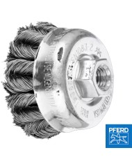 Spazzola di Ferro per Smerigliatrice Ø 65/M14 Filo Ritorto 0,35 | PFERD 955154