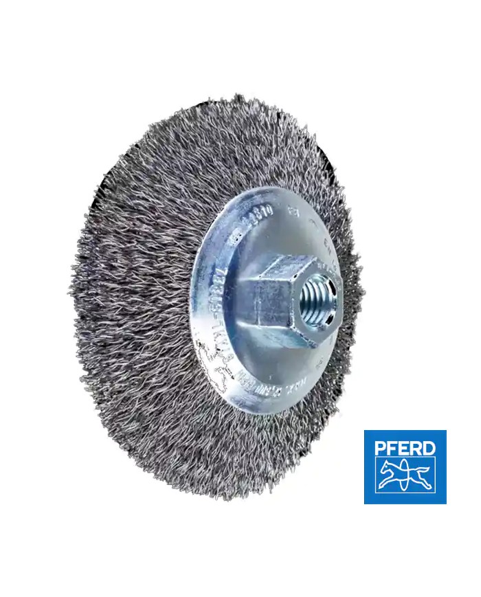 Spazzola di Ferro per Smerigliatrice Ø 115/M14 0,35 | PFERD 806777 Spazzola di Ferro per Smerigliatrice Ø 115/M14 0,35 | PFERD 806777
