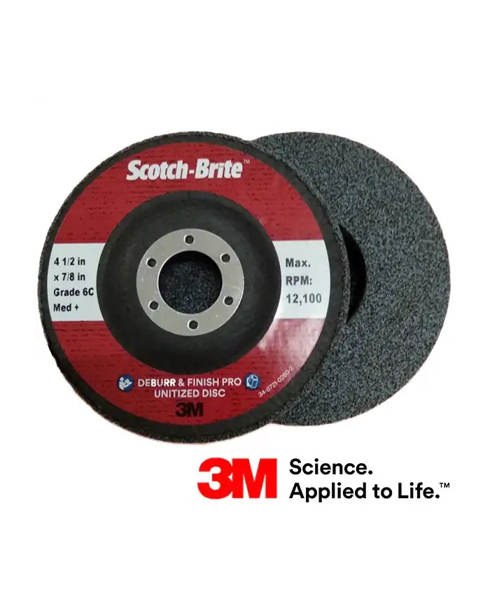 Scotch Brite Deburr &  Finish DP-UD PRO 6C MED+ Disco Lucidatura Inox Ø 115 | 3M 7100081369 Scotch Brite Deburr &  Finish DP-UD PRO 6C MED+ Disco Lucidatura Inox Ø 115 | 3M 7100081369
