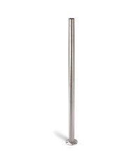 Montanti Acciaio Inox per Balaustre. TUBO Ø 42,4 x 2 mm H. 1000 mm Fissaggio a Pavimento | AISI304 - Liscio Senza supporti Montanti Acciaio Inox per Balaustre. TUBO Ø 42,4 x 2 mm H. 1000 mm Fissaggio a Pavimento | AISI304 - Liscio Senza supporti