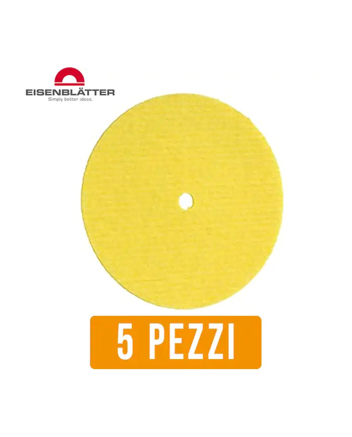 DISCO FIX Ø 115 mm Eisenblätter 80719 Lucidatura a Specchio Inox Brightex SUN | 5 PEZZI DISCO FIX Ø 115 mm Eisenblätter 80719 Lucidatura a Specchio Inox Brightex SUN | 5 PEZZI