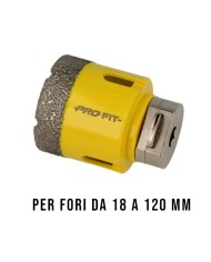 Fresa Diamantata ProFIT Diamond DRY Ø 18 - 120 mm Fresa Diamantata ProFIT Diamond DRY Ø 18 - 120 mm