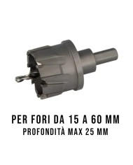 Fresa a Tazza ai Carburi di Tungsteno, Ø 15 - 60 mm, Profondità 25 mm | ProFIT HM Endura Fresa a Tazza ai Carburi di Tungsteno, Ø 15 - 60 mm, Profondità 25 mm | ProFIT HM Endura
