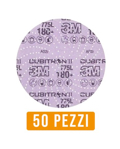 3M Xtract Cubitron II 775L Disco velcrato per levigatura Legno, Corian, supporto Film, multiforo | 50 pezzi 3M Xtract Cubitron II 775L Disco velcrato per levigatura Legno, Corian, supporto Film, multiforo | 50 pezzi