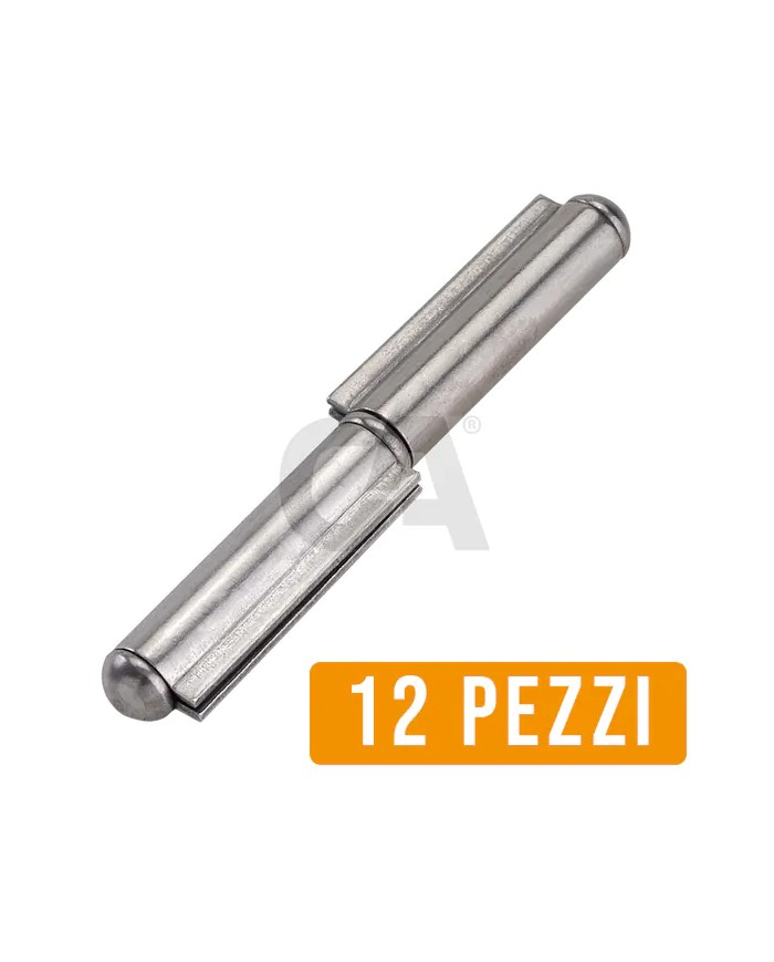 Cerniera a saldare, 2 ali, perno fisso, rondella fissa, 12 Pezzi | Combi Arialdo 110P Cerniera a saldare, 2 ali, perno fisso, rondella fissa, 12 Pezzi | Combi Arialdo 110P