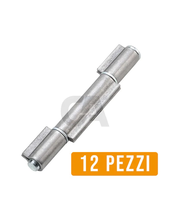 Cerniera a saldare, 3 ali corte, perno e rondella sfilabili, 12 Pezzi | Combi Arialdo 105P Cerniera a saldare, 3 ali corte, perno e rondella sfilabili, 12 Pezzi | Combi Arialdo 105P