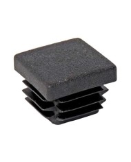 Tappi per tubolare in ferro QUADRO, in plastica, neri. Tappi per tubolare in ferro QUADRO, in plastica, neri.