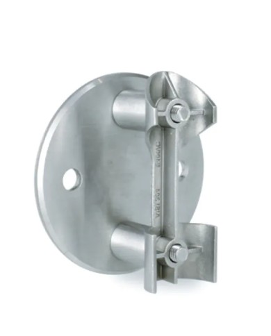Ancoraggio Laterale INOX a Parete per Tubo Ø 42,4 X 2 mm | AISI304 Satinato Ancoraggio Laterale INOX a Parete per Tubo Ø 42,4 X 2 mm | AISI304 Satinato