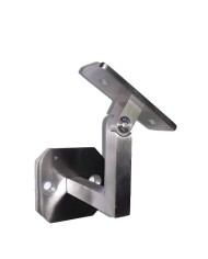 Reggicorrimano a Muro Acciaio Inox SNODATO, Quadro, Sella piana | AISI 304 satinato