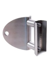 Ancoraggio Laterale a Parete per Tubo Ø 42,4 X 2 mm Angolo Esterno | Inox AISI304 Satinato Ancoraggio Laterale a Parete per Tubo Ø 42,4 X 2 mm Angolo Esterno | Inox AISI304 Satinato