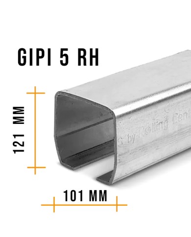 Binario per Cancello Scorrevole Autoportante, 101x121 x5 mm - 3 Mt | Rolling Center GIPI 5 RH Binario per Cancello Scorrevole Autoportante, 101x121 x5 mm - 3 Mt | Rolling Center GIPI 5 RH