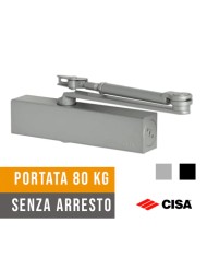 Chiudiporta Automatico CISA 1510.03 Professional Plus 2, 80kg Senza Arresto Chiudiporta Automatico CISA 1510.03 Professional Plus 2, 80kg Senza Arresto
