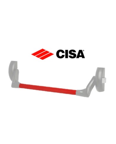 Barra di spinta ovale Rossa per Maglione Antipanico CISA Fast Push 07007 Barra di spinta ovale Rossa per Maglione Antipanico CISA Fast Push 07007