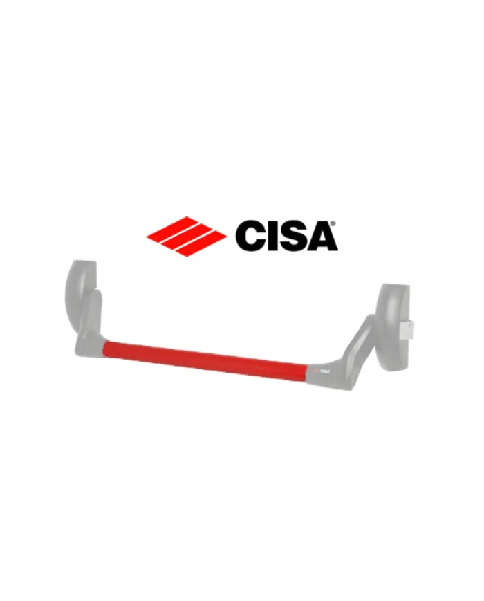 Barra di spinta ovale Rossa per Maglione Antipanico CISA Fast Push 07007 Barra di spinta ovale Rossa per Maglione Antipanico CISA Fast Push 07007
