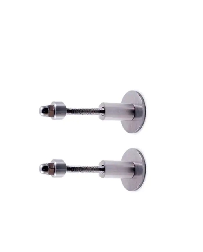 Ancoraggio Laterale INOX a Parete in 2 pezzi per  Tubo Ø 42,4 X 2 mm | AISI304 Satinato Ancoraggio Laterale INOX a Parete in 2 pezzi per  Tubo Ø 42,4 X 2 mm | AISI304 Satinato