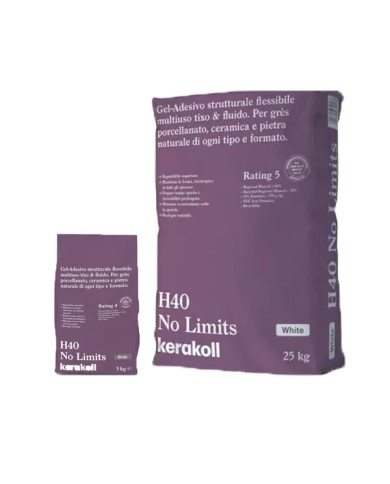Kerakoll H40 No Limits GRIGIO | Colla per piastrelle Kerakoll H40 No Limits GRIGIO | Colla per piastrelle