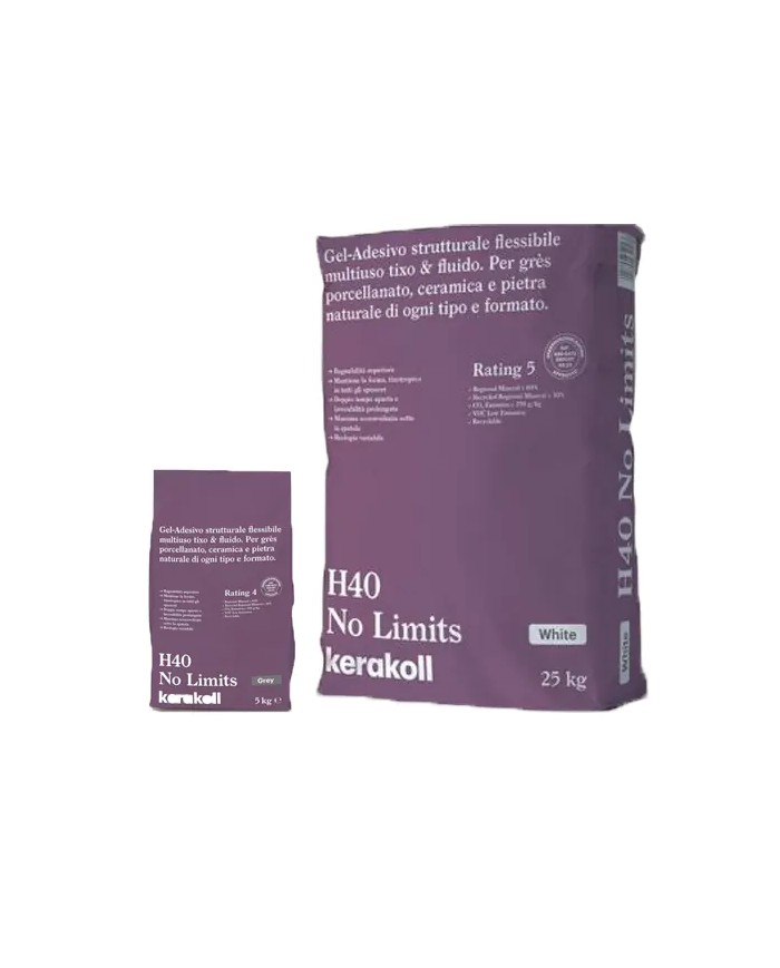 Kerakoll H40 No Limits GRIGIO | Colla per piastrelle Kerakoll H40 No Limits GRIGIO | Colla per piastrelle