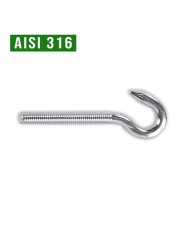 Ganci filettati in acciaio inox | AISI 316 Ganci filettati in acciaio inox | AISI 316