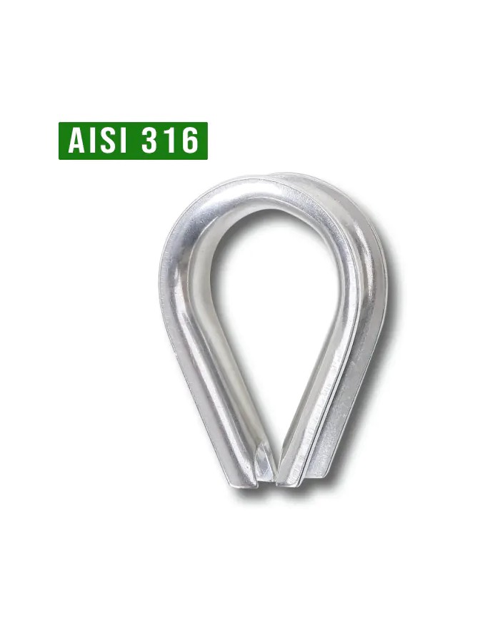 Redance per funi in Acciaio INOX, tipo pesante | AISI 316