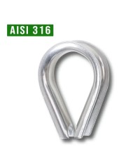 Redance per funi in Acciaio INOX, tipo pesante | AISI 316 Redance per funi in Acciaio INOX, tipo pesante | AISI 316