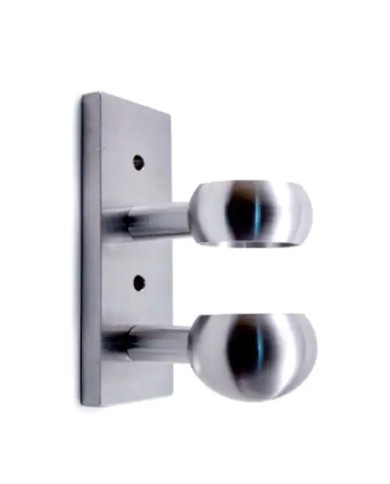 Ancoraggio Laterale a Parete DESIGN SFERE per Tubo Ø 42,4 X 2 mm | Inox AISI304 Satinato Ancoraggio Laterale a Parete DESIGN SFERE per Tubo Ø 42,4 X 2 mm | Inox AISI304 Satinato