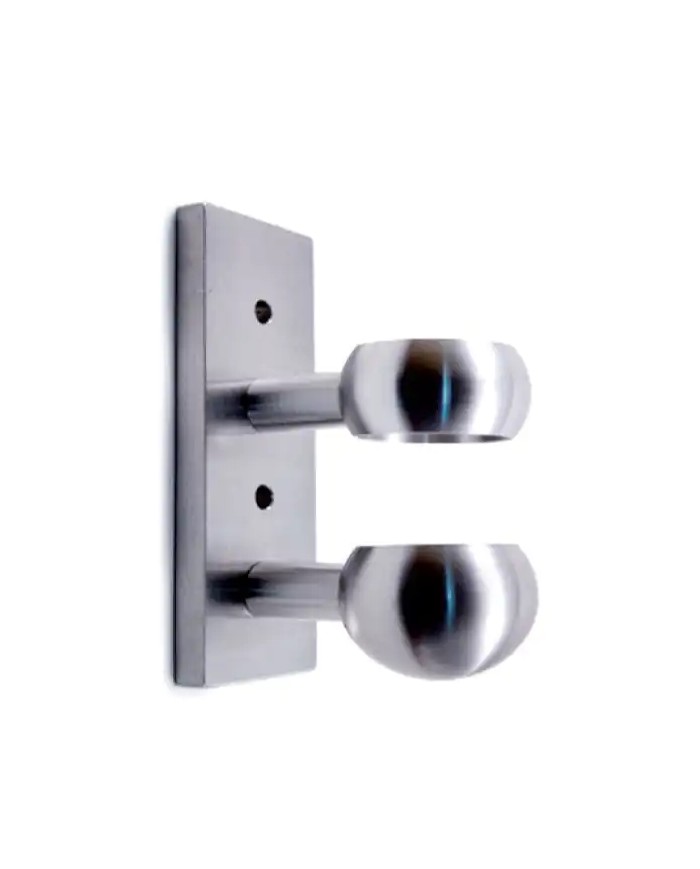 Ancoraggio Laterale a Parete DESIGN SFERE per Tubo Ø 42,4 X 2 mm | Inox AISI304 Satinato Ancoraggio Laterale a Parete DESIGN SFERE per Tubo Ø 42,4 X 2 mm | Inox AISI304 Satinato