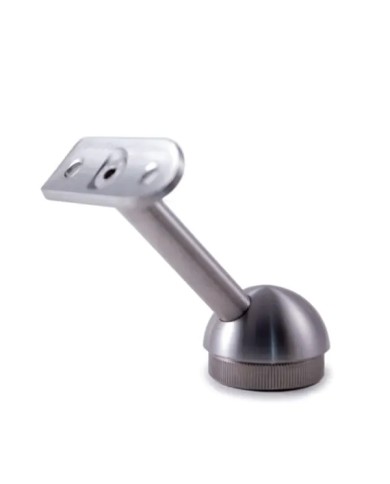 Reggicorrimano Disassato in Acciaio Inox per Montante in tubo | AISI 303 Satinato Reggicorrimano Disassato in Acciaio Inox per Montante in tubo | AISI 303 Satinato