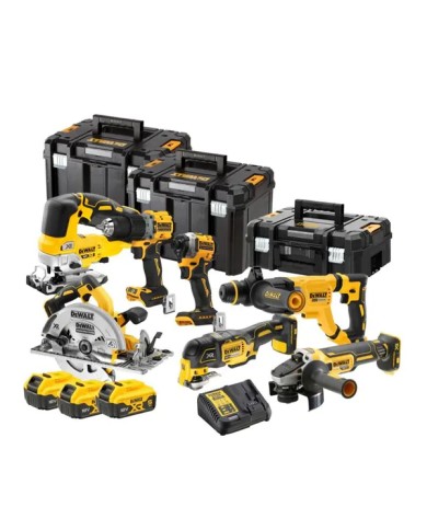 DeWALT DCK706P3T-QW | Combo 7 pezzi XR, 3 Batterie, 3 Valigette TSTAK DeWALT DCK706P3T-QW | Combo 7 pezzi XR, 3 Batterie, 3 Valigette TSTAK