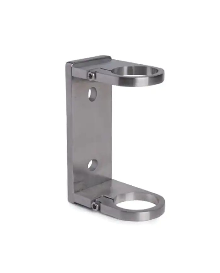 Ancoraggio Laterale INOX a Parete per Tubo Ø 42,4 X 2 mm Passante | AISI316 Satinato