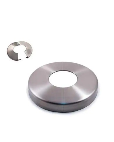 Copriflangia Apribile per Tubo Ø 42,4 mm Foro Ø 43 mm | Inox AIS304 Satinato Copriflangia Apribile per Tubo Ø 42,4 mm Foro Ø 43 mm | Inox AIS304 Satinato