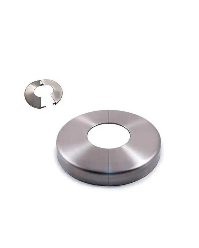 Copriflangia Apribile per Tubo Ø 42,4 mm Foro Ø 43 mm | Inox AIS304 Satinato Copriflangia Apribile per Tubo Ø 42,4 mm Foro Ø 43 mm | Inox AIS304 Satinato
