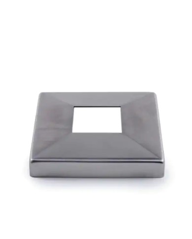 Copriflangia per Scatolato 40x40 mm Foro 41x41 mm Esterno 105x105x15 mm | Inox AIS304 Satinato Copriflangia per Scatolato 40x40 mm Foro 41x41 mm Esterno 105x105x15 mm | Inox AIS304 Satinato