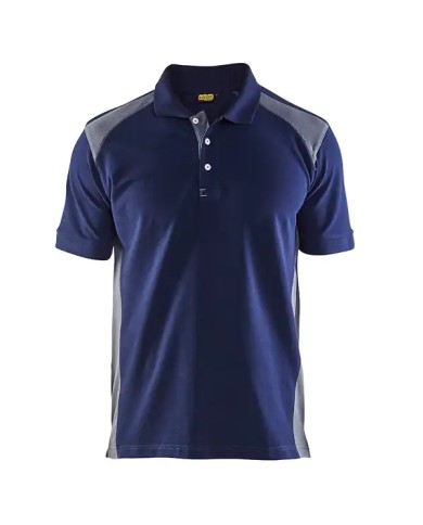BLAKLADER 3324 Maglietta da Lavoro Polo Blu/Grigio - 332410508994 BLAKLADER 3324 Maglietta da Lavoro Polo Blu/Grigio - 332410508994