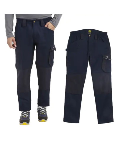 Pantalone da Lavoro Artigiano DIADORA ROCK Performance BLU - 702.160303 Pantalone da Lavoro Artigiano DIADORA ROCK Performance BLU - 702.160303