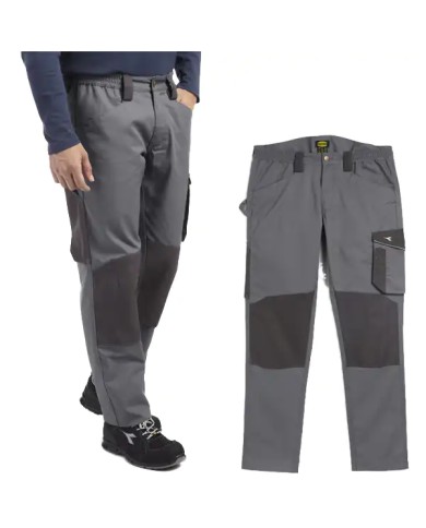 Pantalone da Lavoro Artigiano DIADORA ROCK Performance GRIGIO - 702.160303 Pantalone da Lavoro Artigiano DIADORA ROCK Performance GRIGIO - 702.160303