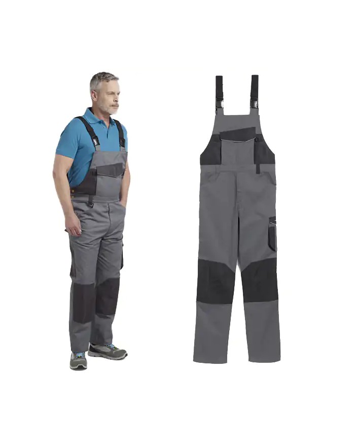 Salopette da Lavoro DIADORA BIB OVERALL POLY Grigio Ferro - 702.161755