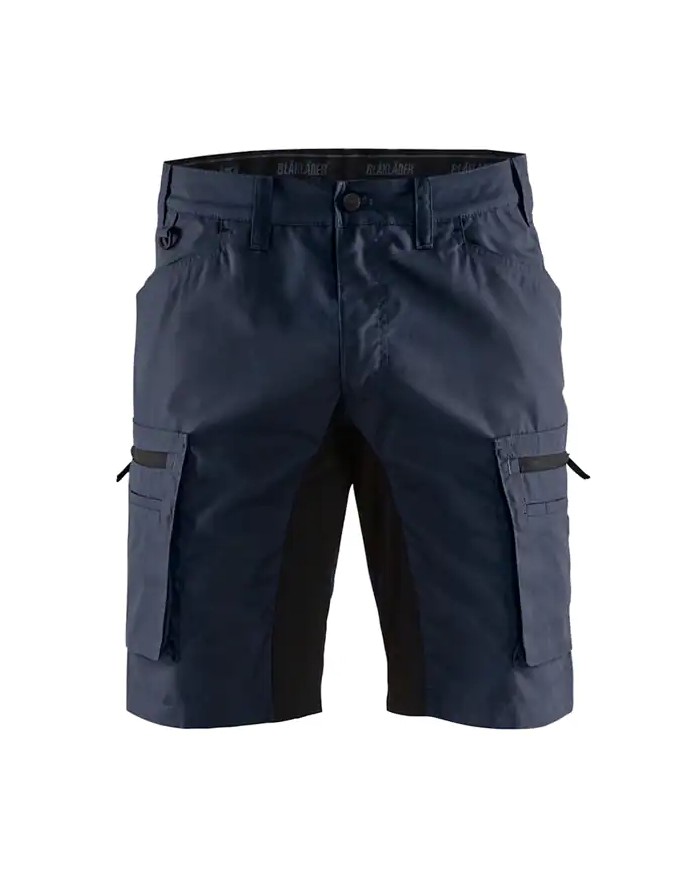Pantalone Corto da Lavoro BLAKLADER 1449 STRETCH 144918458699 | BLU - NERO