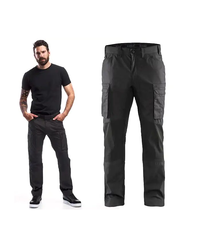 Pantalone da Lavoro BLAKLADER 1459 Estivo STRETCH 145918459899 | ANTRACITE - NERO