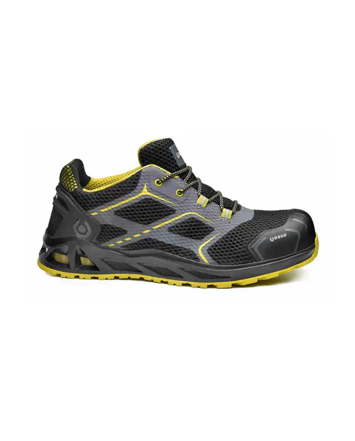 Scarpe Antinfortunistiche BASE KAPTIV K-SPEED S1P HRO SRC CA-B1004-0WC | NERO - GIALLO Scarpe Antinfortunistiche BASE KAPTIV K-SPEED S1P HRO SRC CA-B1004-0WC | NERO - GIALLO
