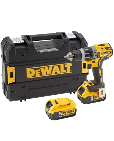 DeWALT DCD796P2-QW | Trapano Avvitatore con Percussione, 18V XR, 60Nm, 2 Velocità, 2X 5Ah, Valigetta TSTAK DeWALT DCD796P2-QW | Trapano Avvitatore con Percussione, 18V XR, 60Nm, 2 Velocità, 2X 5Ah, Valigetta TSTAK