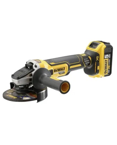 DeWALT DCG405P2-QW | Smerigliatrice Angolare a Batteria Brushless, 125 mm, 18V XR, 2X 5Ah, Valigetta TSTAK DeWALT DCG405P2-QW | Smerigliatrice Angolare a Batteria Brushless, 125 mm, 18V XR, 2X 5Ah, Valigetta TSTAK
