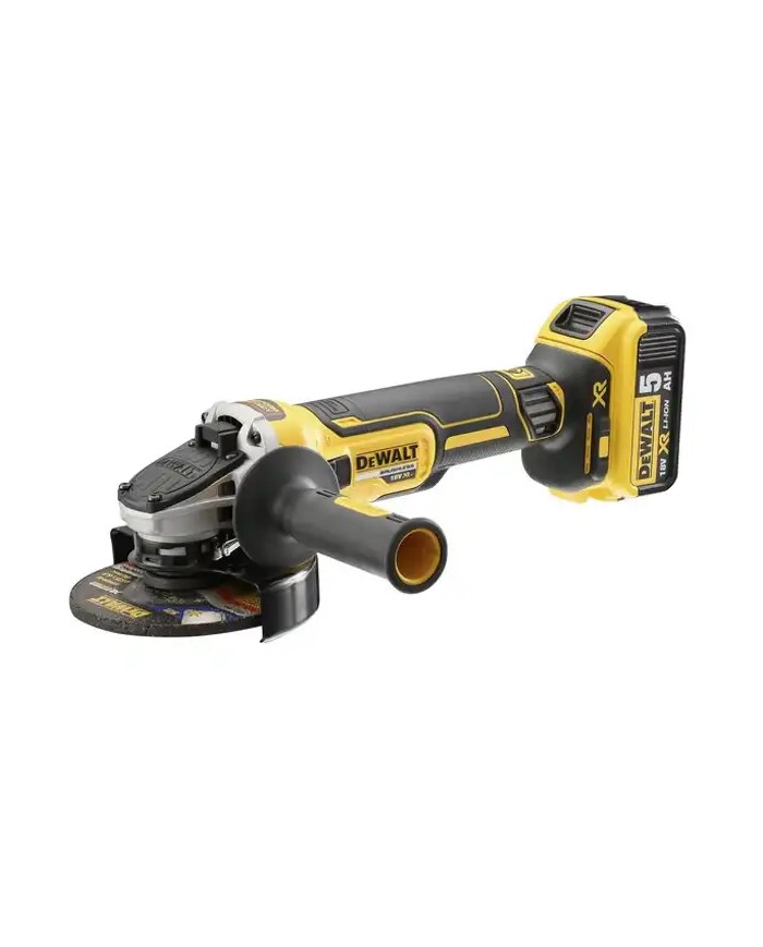 DeWALT DCG405P2-QW | Smerigliatrice Angolare a Batteria Brushless, 125 mm, 18V XR, 2X 5Ah, Valigetta TSTAK DeWALT DCG405P2-QW | Smerigliatrice Angolare a Batteria Brushless, 125 mm, 18V XR, 2X 5Ah, Valigetta TSTAK