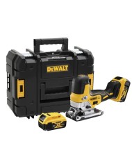 DeWALT DCS335P2-QW | Seghetto Alternativo a Batteria con Impugnatura sul Corpo, 18V XR, 2X 5Ah, Valigetta TSTAK DeWALT DCS335P2-QW | Seghetto Alternativo a Batteria con Impugnatura sul Corpo, 18V XR, 2X 5Ah, Valigetta TSTAK