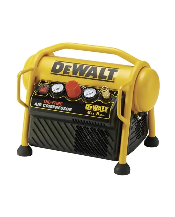 DeWALT DPC6MRC-QS | Compressore Compatto 6 LT, 8 bar, 1.5Hp, 1100W